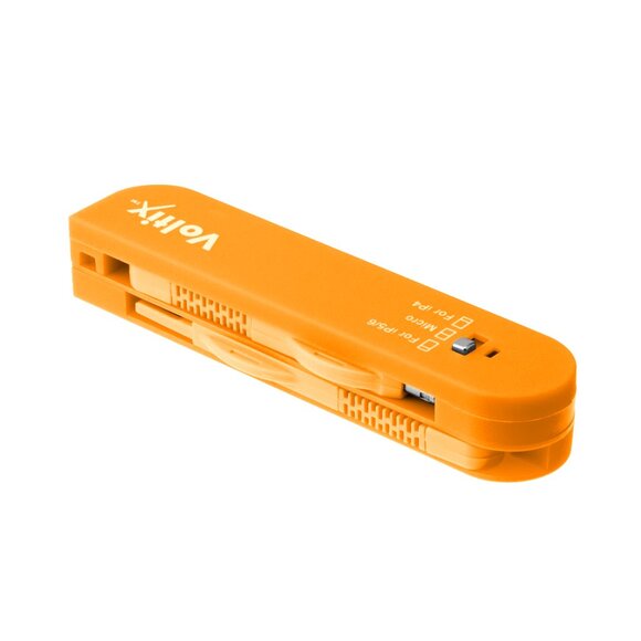 All-in-1 Swiss Army USB Phone Charging Cable For iPhone iPad Samsung Orange - Picture 2 of 5